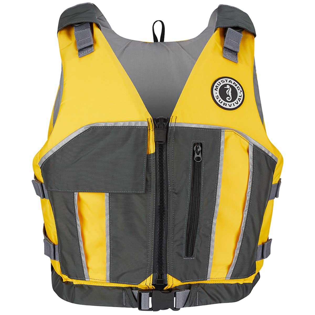 Reflex Foam Vest Mustang Survival - Yellow/Gray, Medium/Large