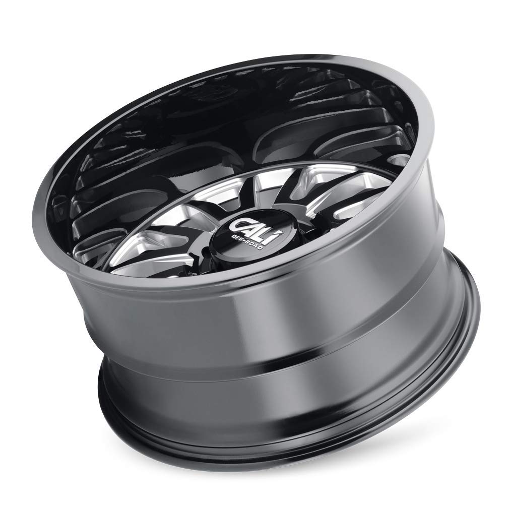 9110-2983BM-12 CALI OFF-ROAD Summit 9110 Gloss Black/Milled Spokes 20X9 6-139.7 -12mm 106mm