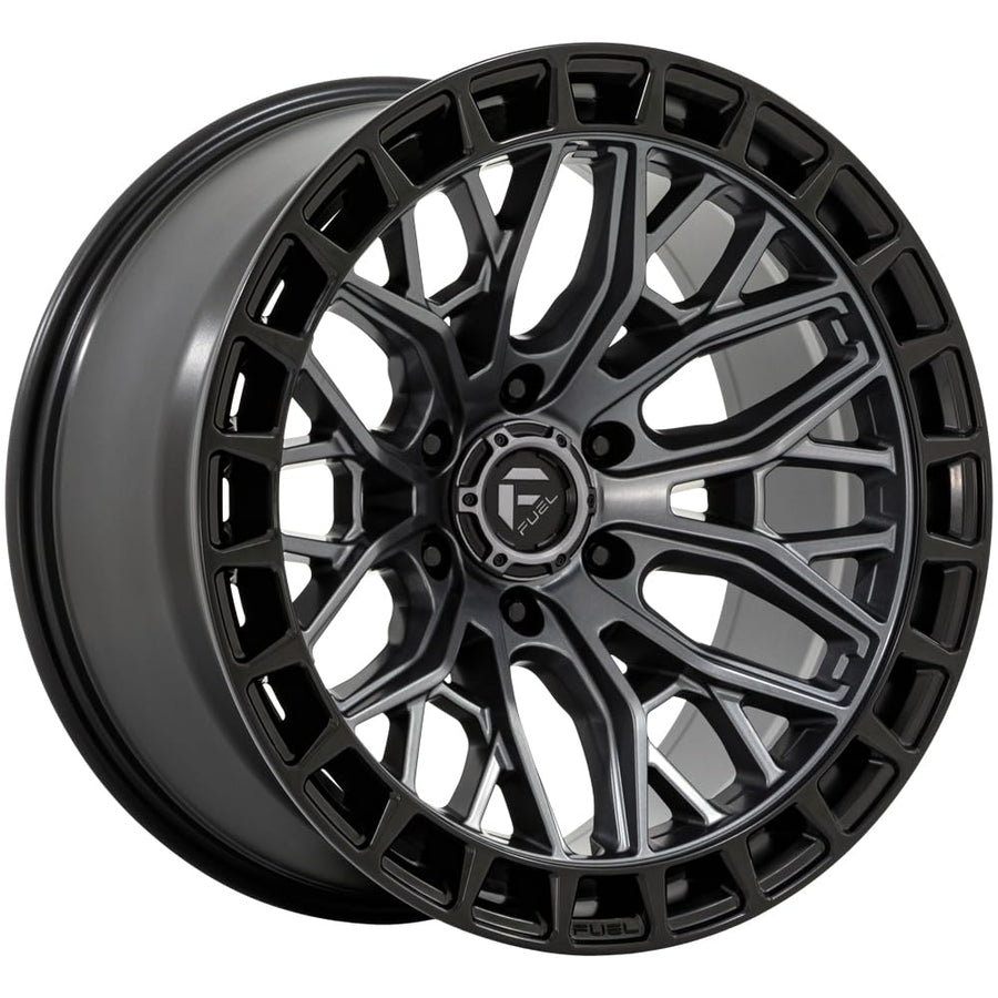 FC869 SIGMA FUEL OFF-ROAD 17X9, 6X5.5, 4.53, -12mm MATTE GUNMETAL W/ MATTE BLACK LIP - FC869AB17906812N