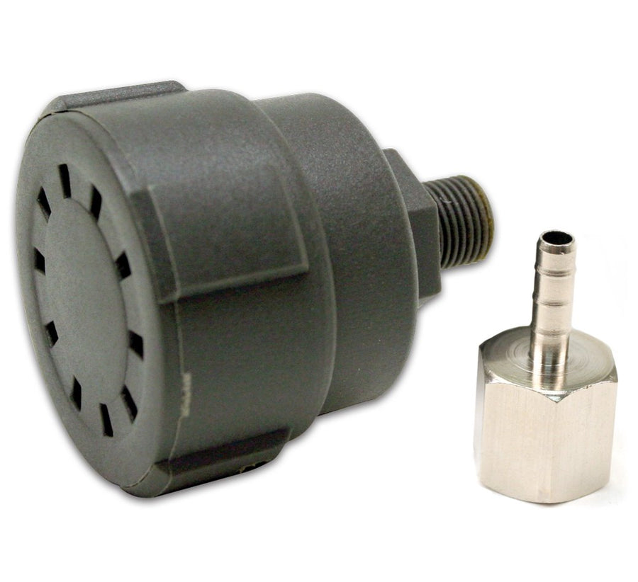 1/8" Male NPT Viair Remote Intake Air Filter Assembly with Plastic Housing