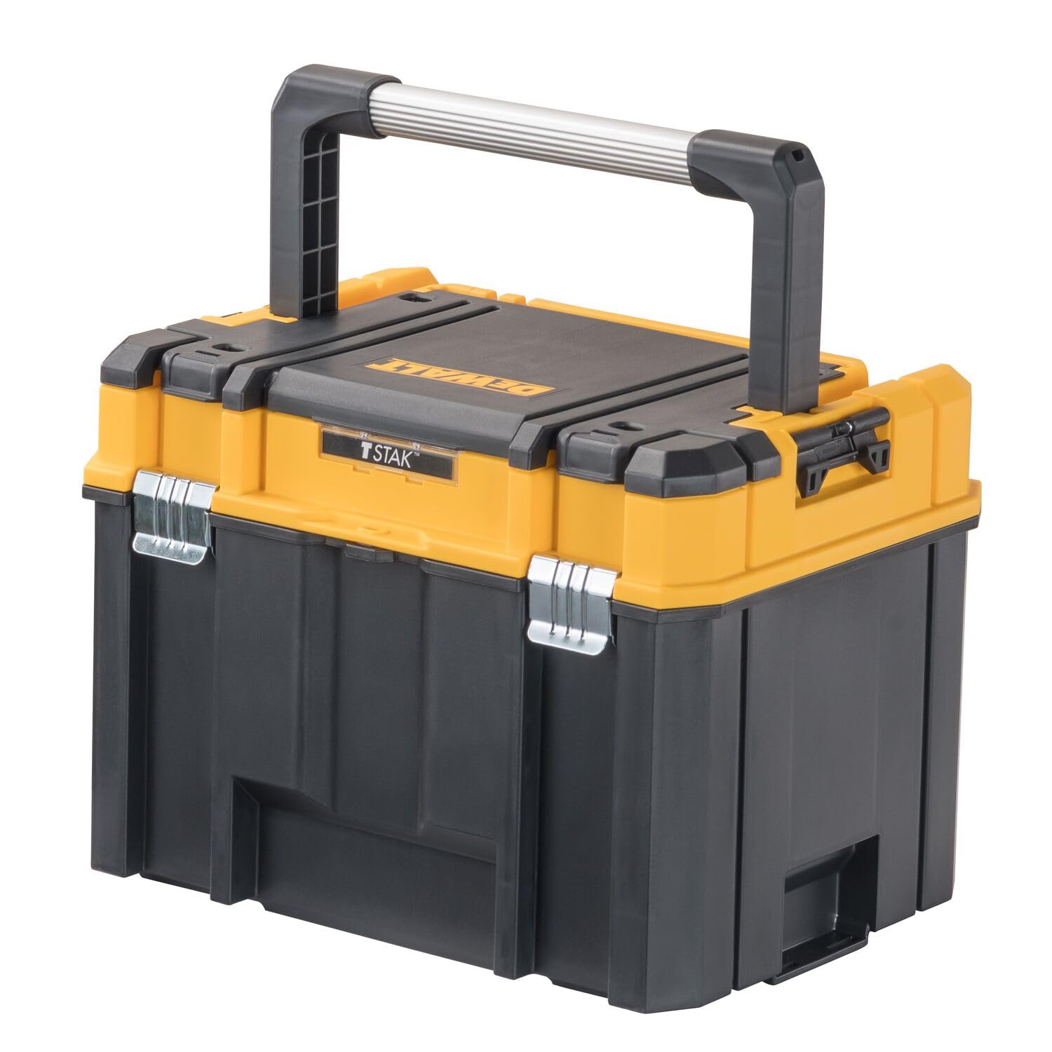 DEWALT Tool Box, TSTAK Deep, Long Handle, Extra Large Design, Fixed Divider for Tool Organization, Water and Debris Resistant (DWST17814)