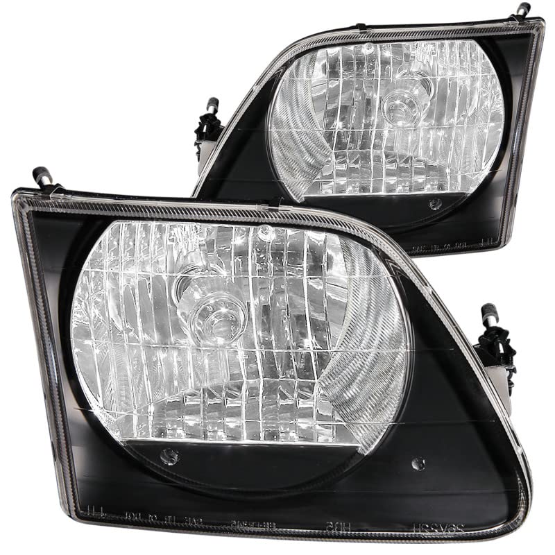 Crystal Headlight Set-Black ANZO USA 111083