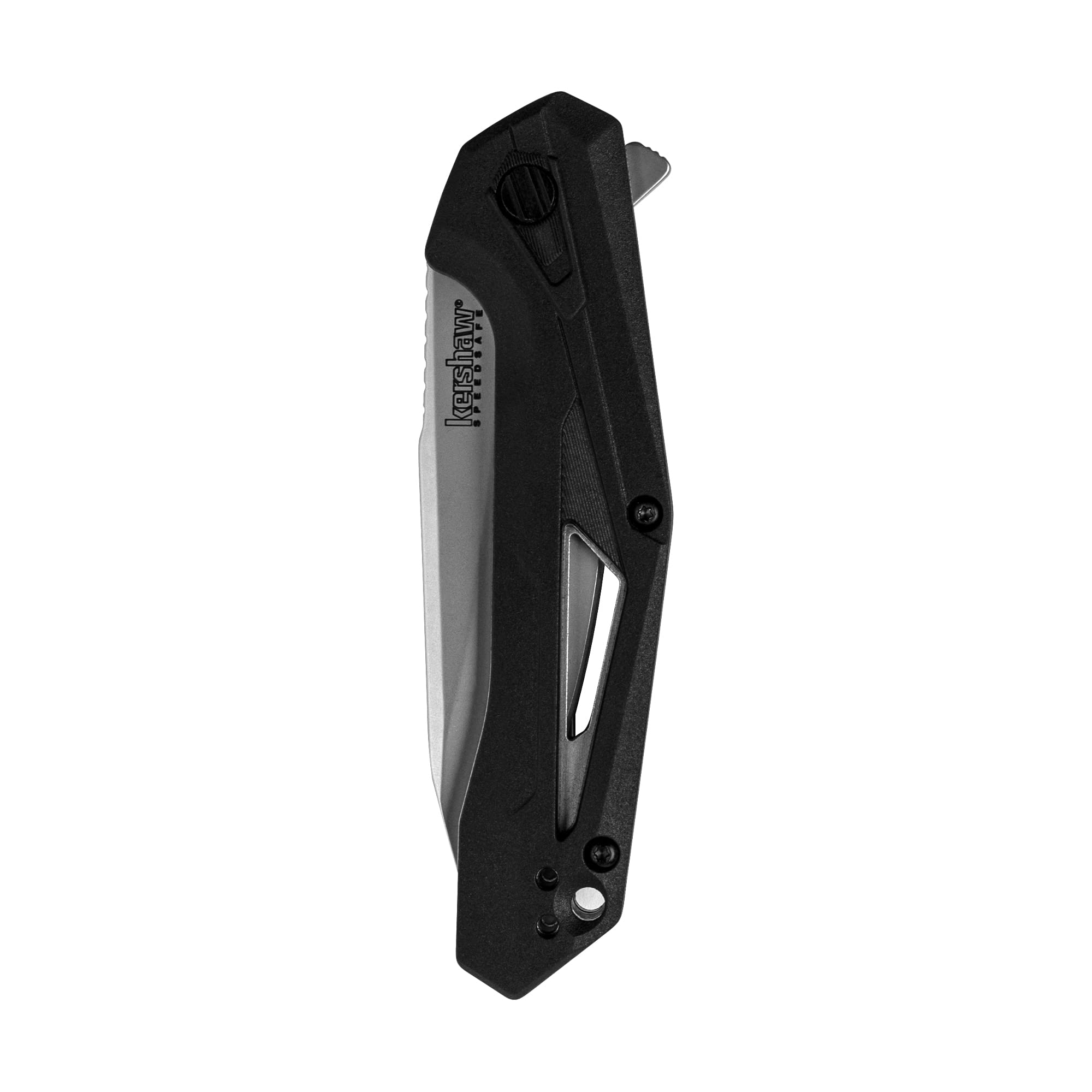 Kershaw Assisted Opening Airlock Knife Black FRN (3" Bead Blast) 1385