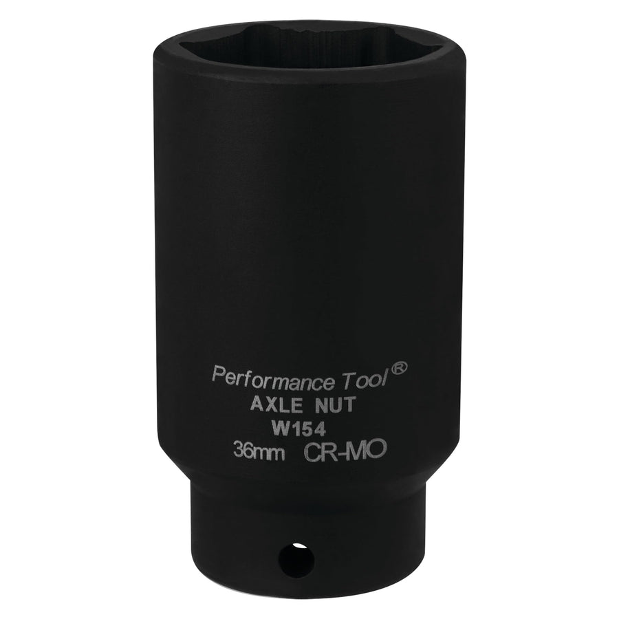 W154 Performance Tool 36mm Front Wheel Drive Axle Nut Socket