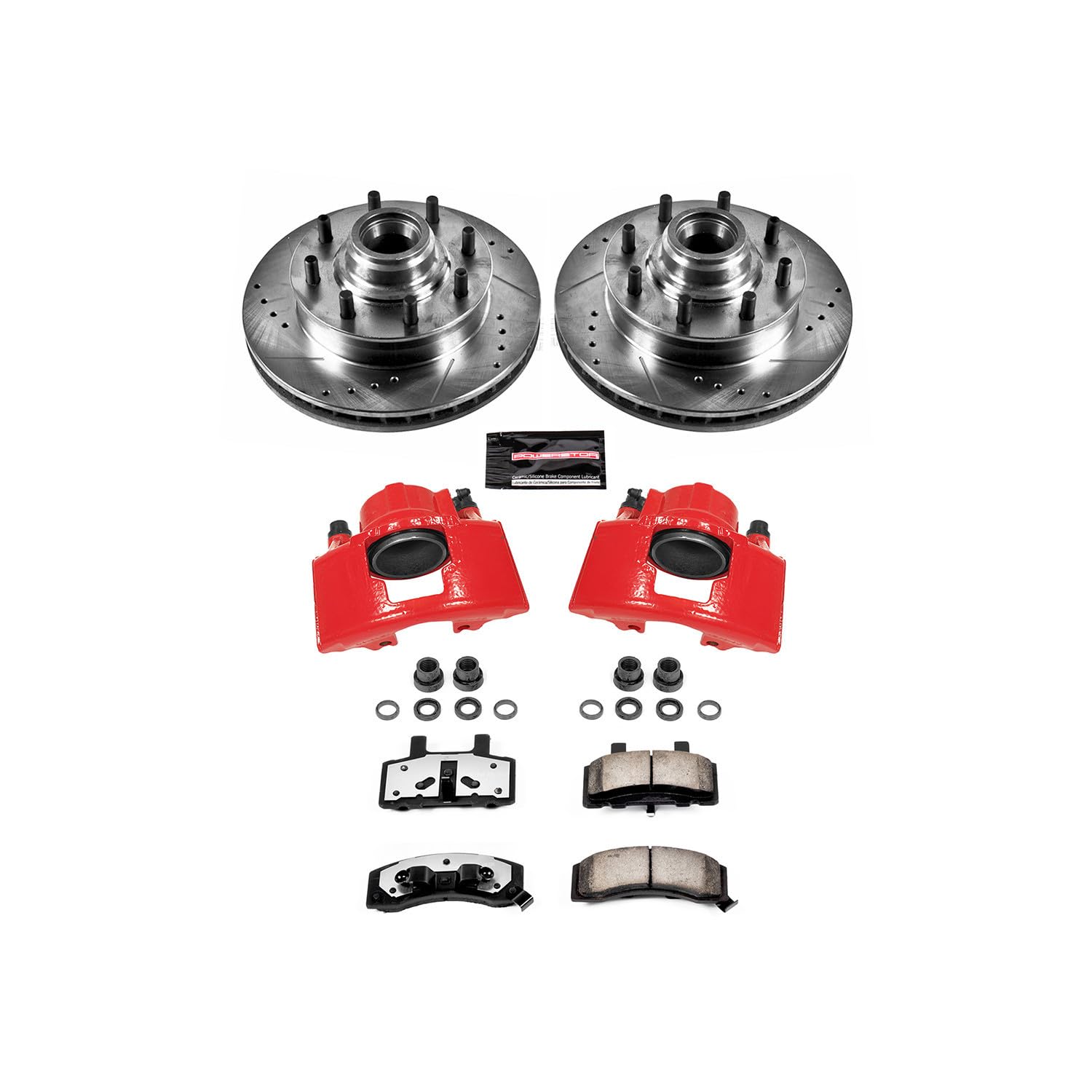 Brake Kit Power Stop KC2947-36 with Caliper (Front Truck and Tow)