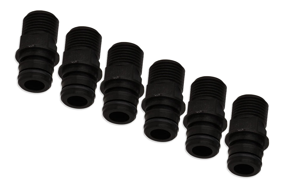 Electric Pump Flojet 20381-000 Fitting - Quad Port x 1/2"-14 Male, Straight (6)