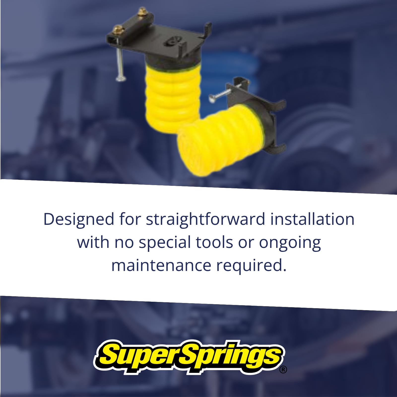 SumoSprings Front SSF-205-54 for Chevrolet 4500 | 5500 | 6500, International CV | Left/Right Pair | 2800 (lb) Capacity at 50% Compression | Made in the USA