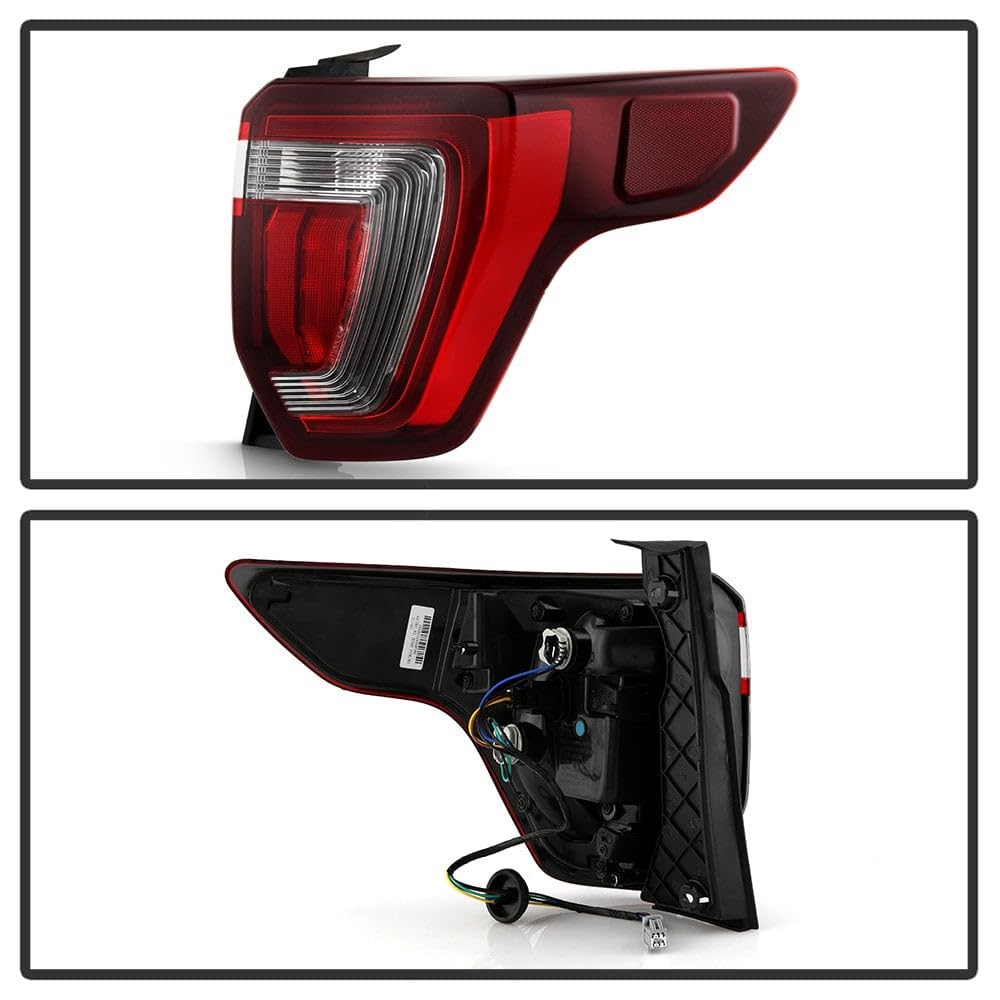 Ford Explorer Sport Spyder (POE) 16-19 (LED Brake Parking Also Fit 11-15) Halogen (Signal Backup) Tail Light - OE Right