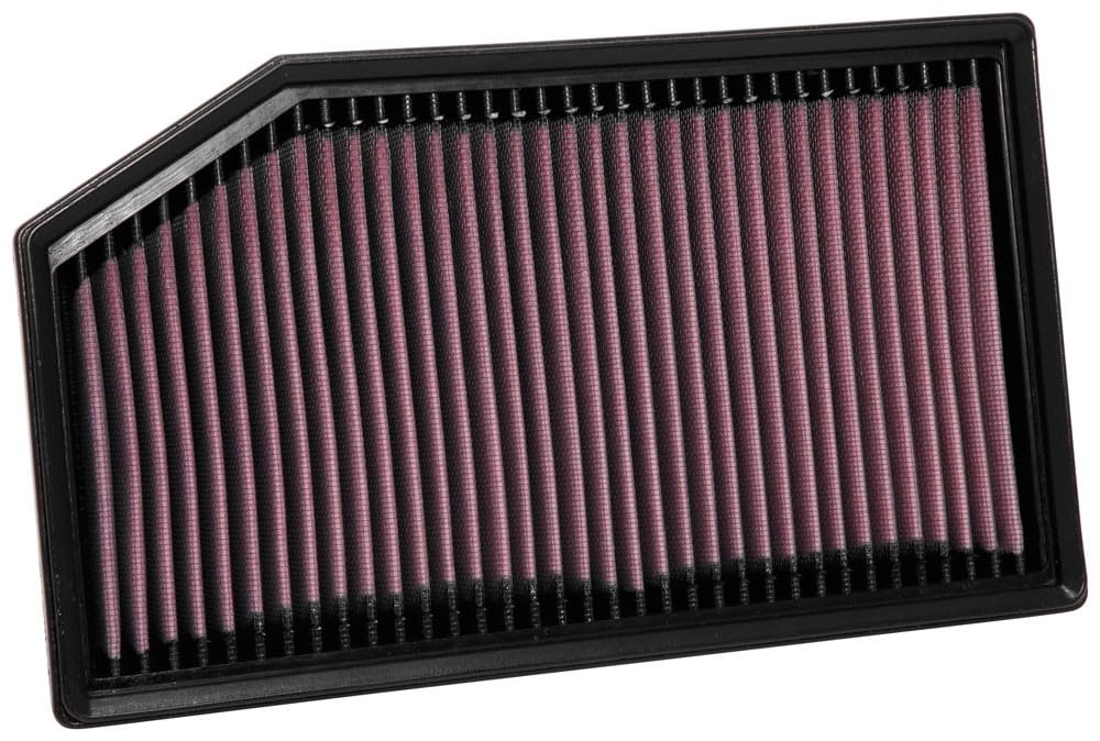 K&N Original High-Flow Lifetime Engine Air Filter: Increase Power: Premium, Washable: Compatible with 2018-2025 JEEP: Gladiator, Wrangler, Wrangler JL, 33-5076