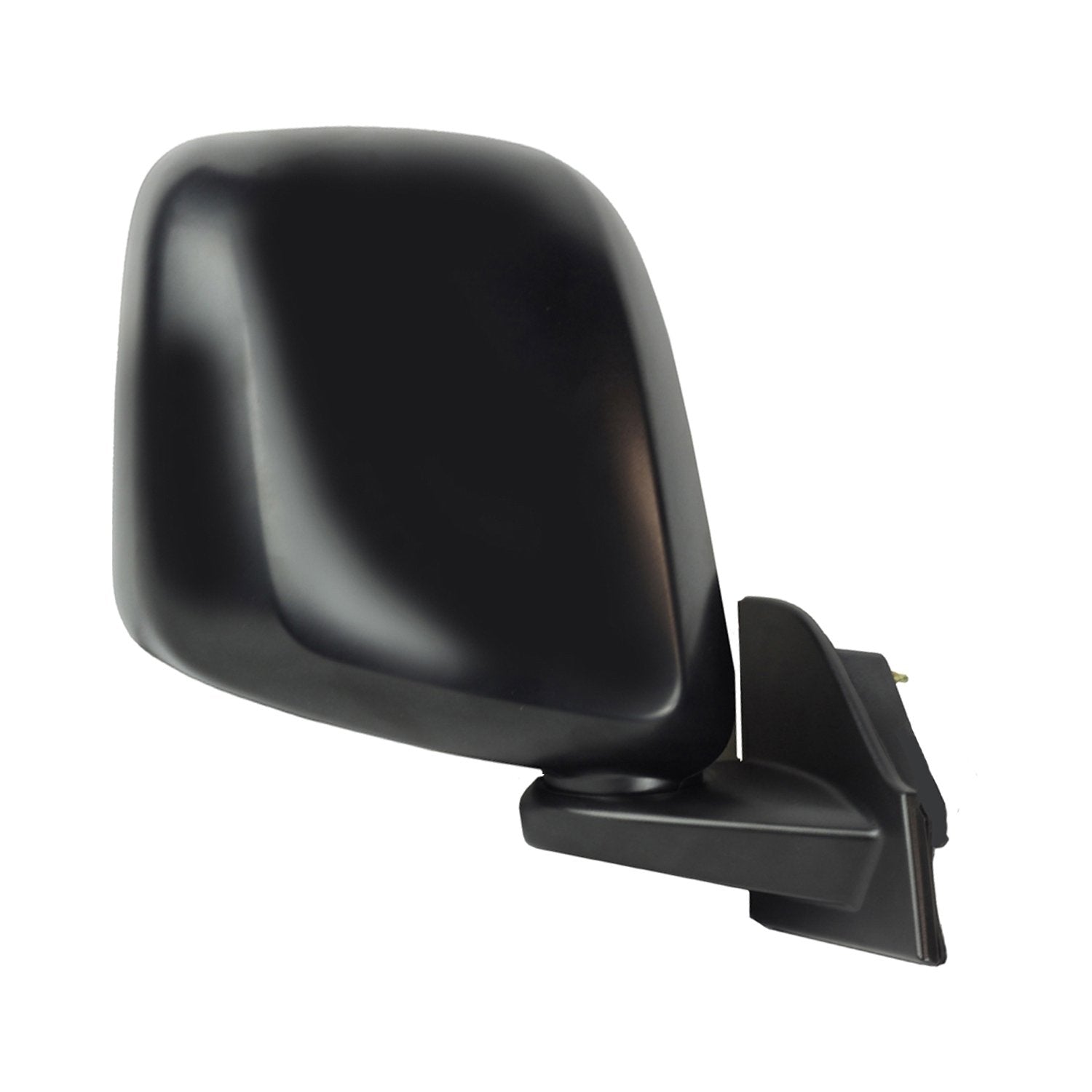 Mirror Passenger Side for Nissan NV 200, Textured Black, Swing Away, spot Mirror, Manual