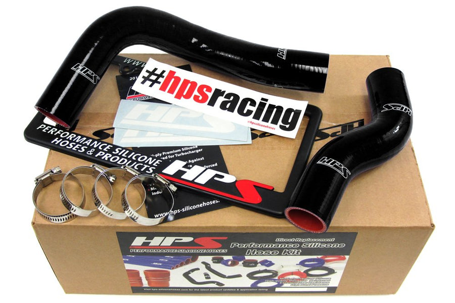 Black HPS 57-1270-BLK-1 Silicone Radiator Coolant Hose Kit