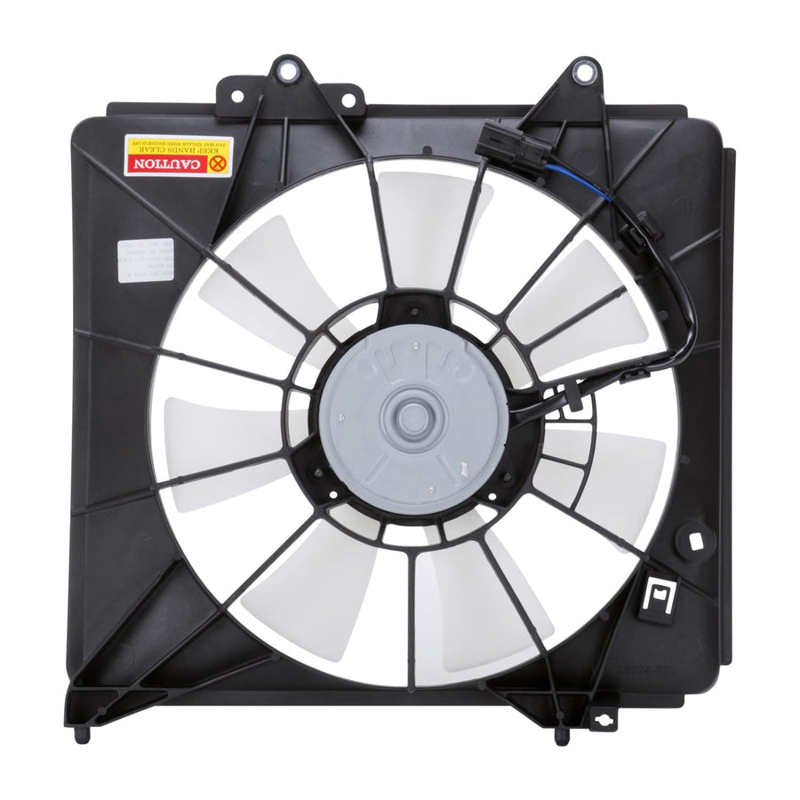 Cooling Fan Assembly TYC 611290 Compatible with 2009-2013 Honda FIT, Black