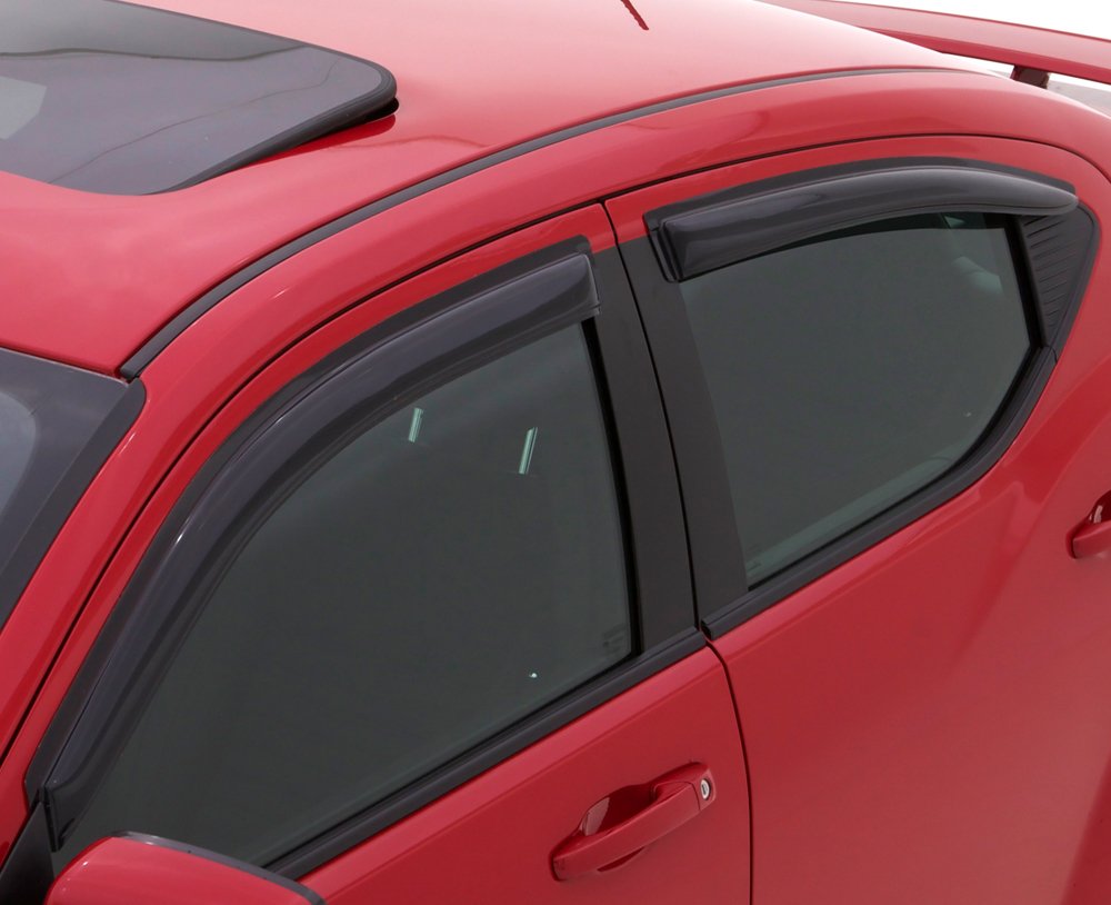 Outside Mount Rain Guards Auto Ventshade [AVS] For 2001 - 2005 Volkswagen Jetta Wagon | Window Vent Visors, 4 pcs. - Smoke | 94848