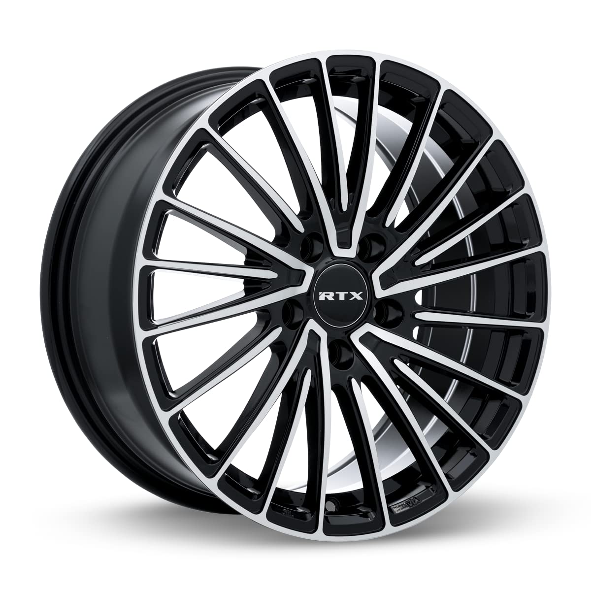 083051 RTX®, Gloss Black Machined, Polar, 17x7.5 5x114.3 ET40 CB73.1