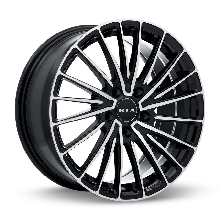 083051 RTX®, Gloss Black Machined, Polar, 17x7.5 5x114.3 ET40 CB73.1