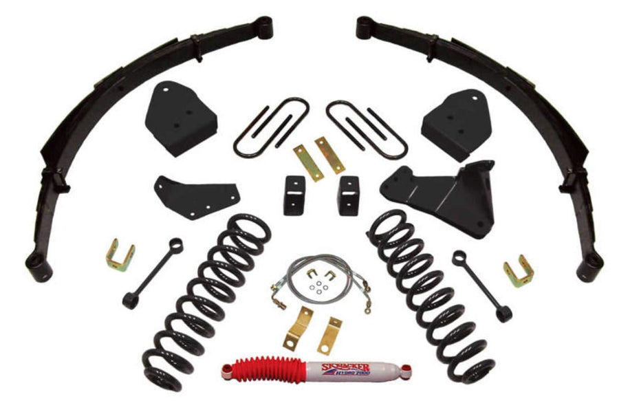 Skyjacker 4WD Suspension Lift Kits - F5451KS Lift Components Suspension Lift - 4WD - 4.0 in. Front - 2.5 in. Rear - Compatible with - F-250 - F-350 Super Duty Pickup - Diesel - Kit