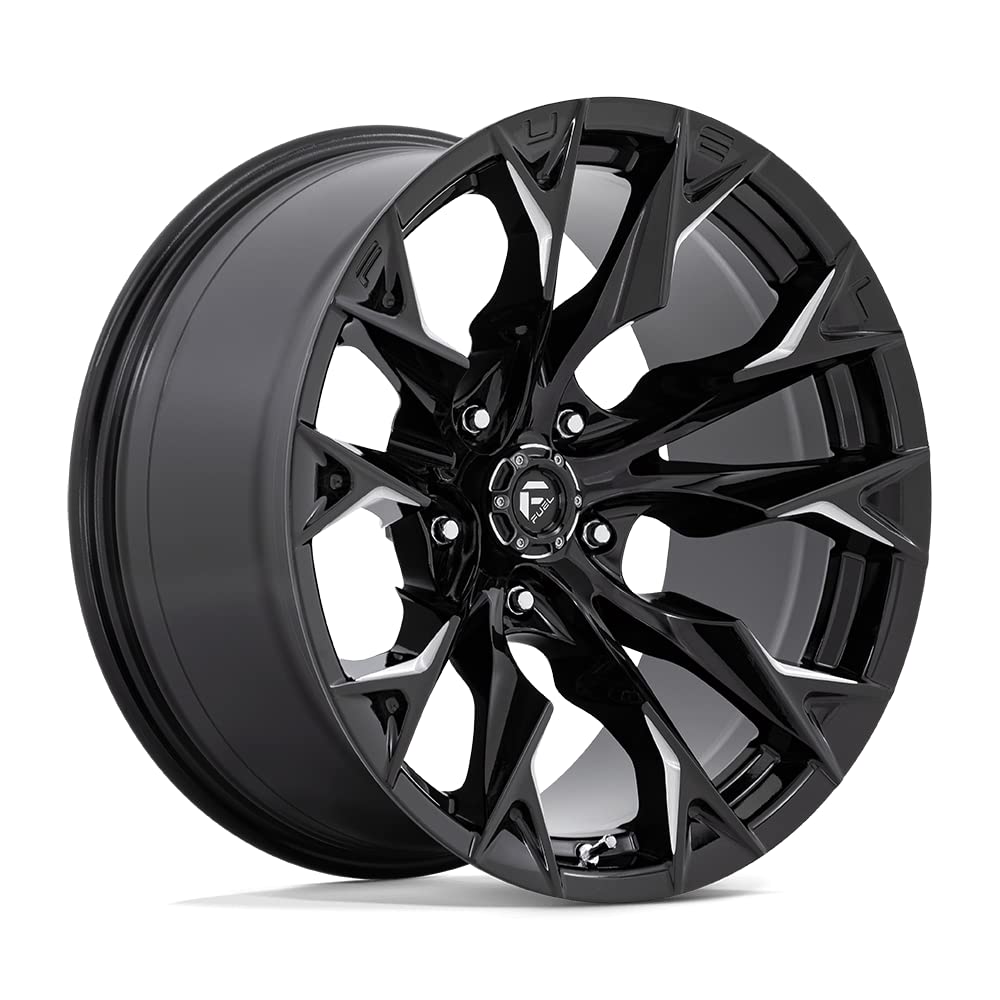 FLAME FUEL OFF-ROAD 20X10 5X5.5 4.79-18mm GLOSS BLACK MILLED - D8032000B447