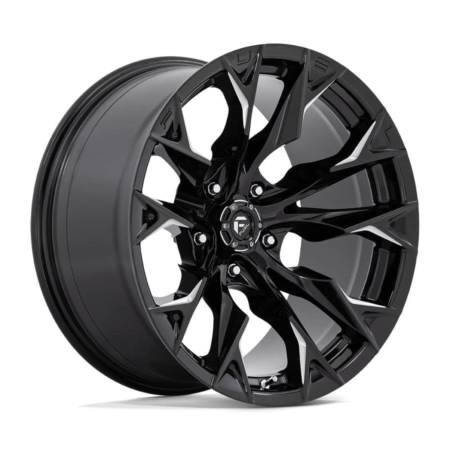 FLAME FUEL OFF-ROAD 20X10 5X5.5 4.79-18mm GLOSS BLACK MILLED - D8032000B447