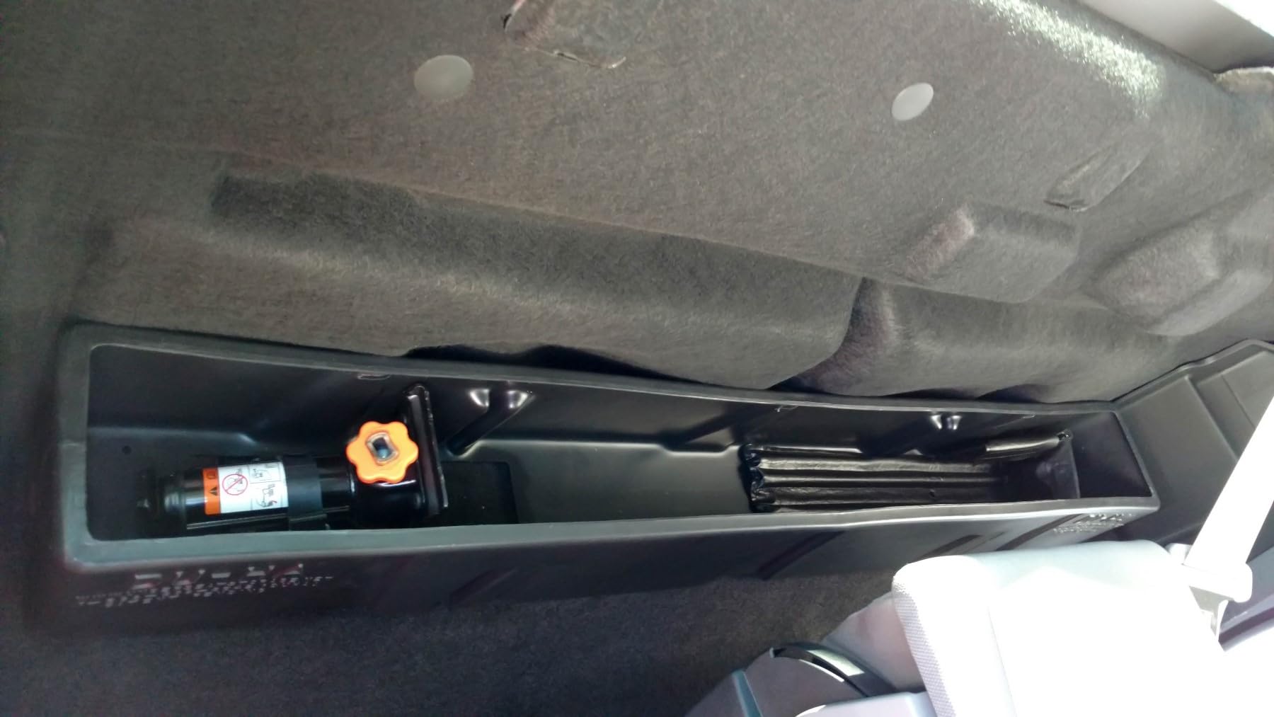 Behind-The-Seat Storage DuHa 20114 fits 2015-2026 Ford F150 Regular Cab | Black Heavy-Duty Behind-The-Seat Organizer | L 50" x W 6.5" x H 6.75" | Easy Setup