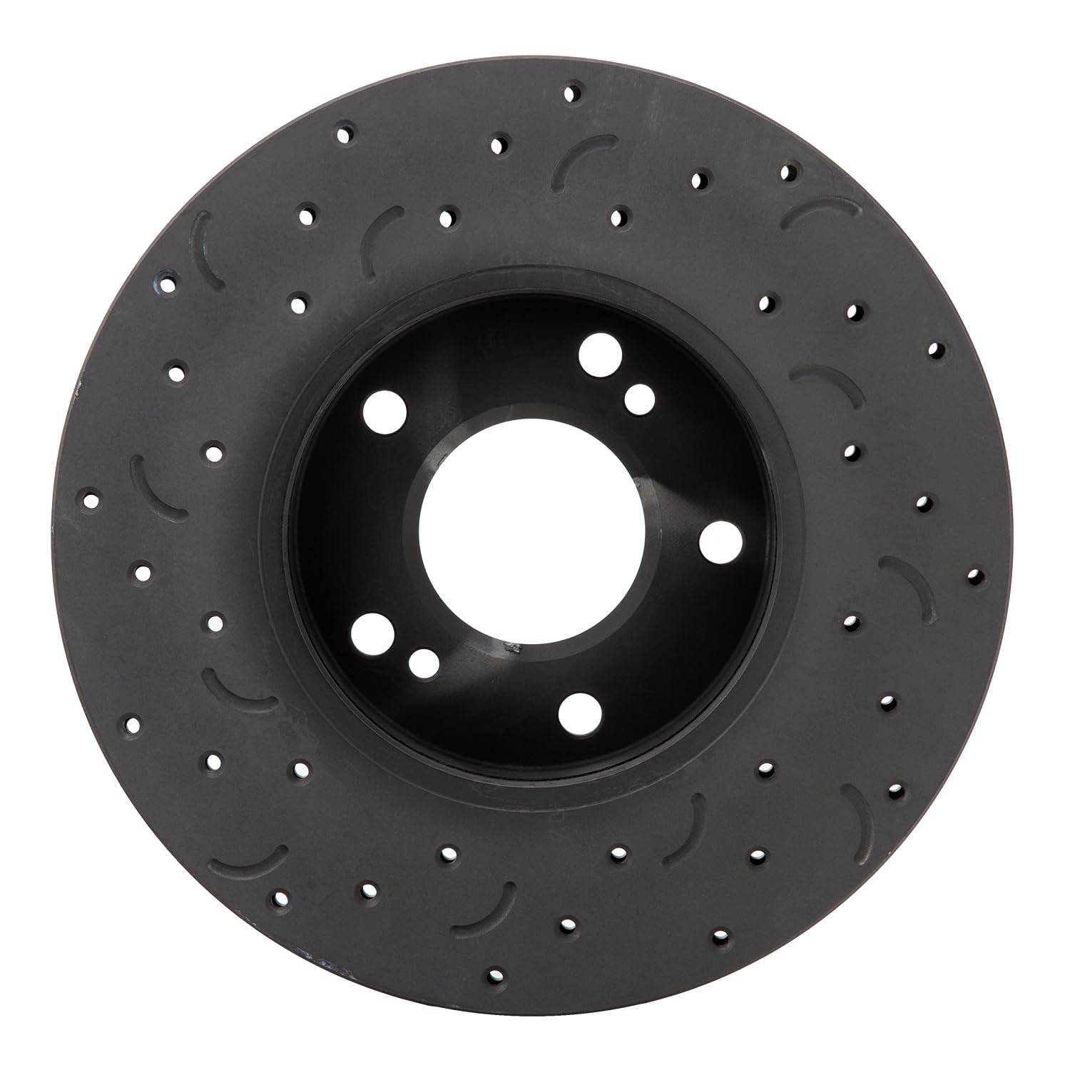Talon Cross-Drilled and Slotted Vented Rotor, Hawk Performance Brakes, 11.02 in. Diameter, 1.93 in. Height
