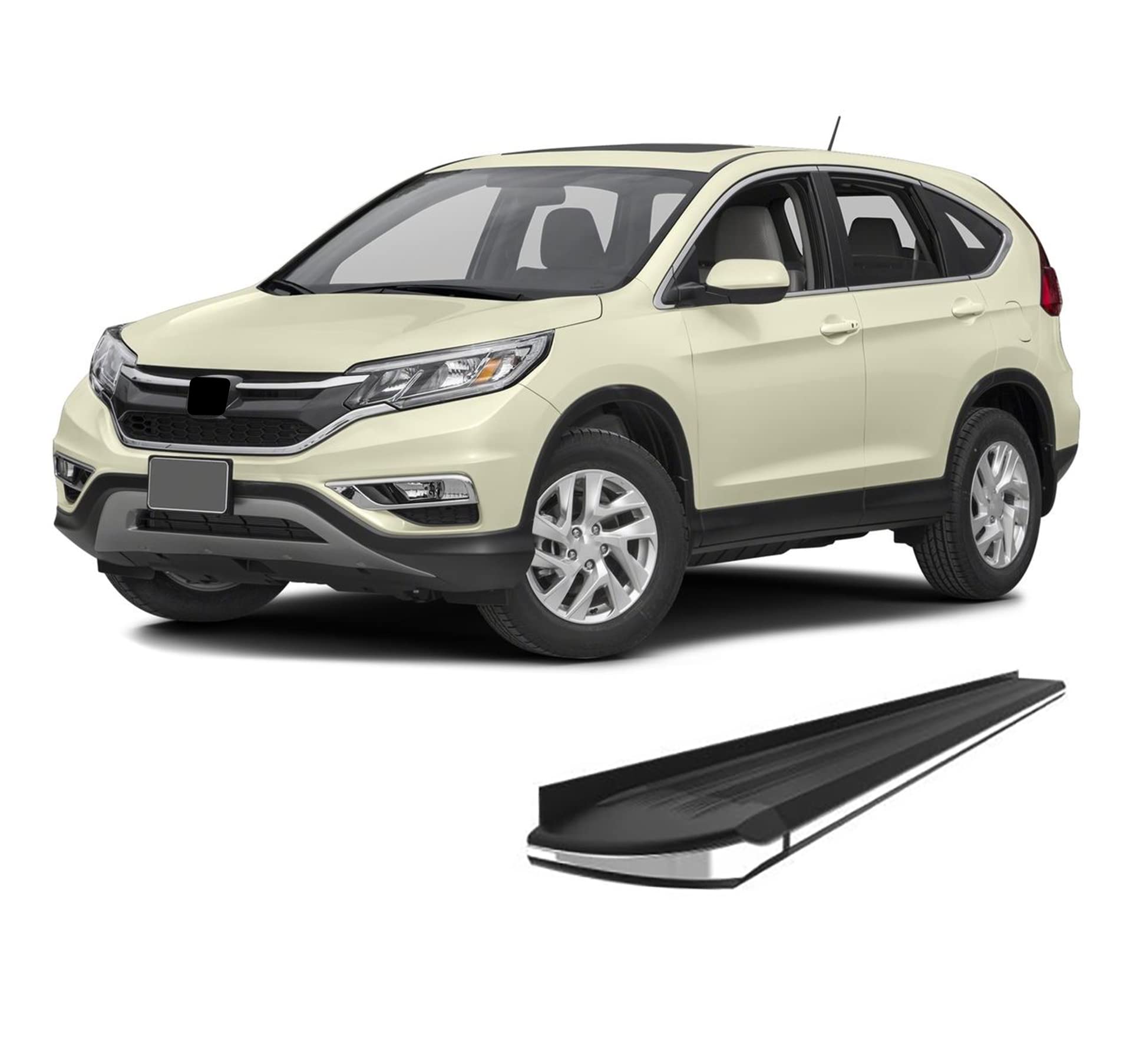 Exceed Black Horse Running Boards Compatible with 2007-2016 Honda CR-V-EX-HOCR12