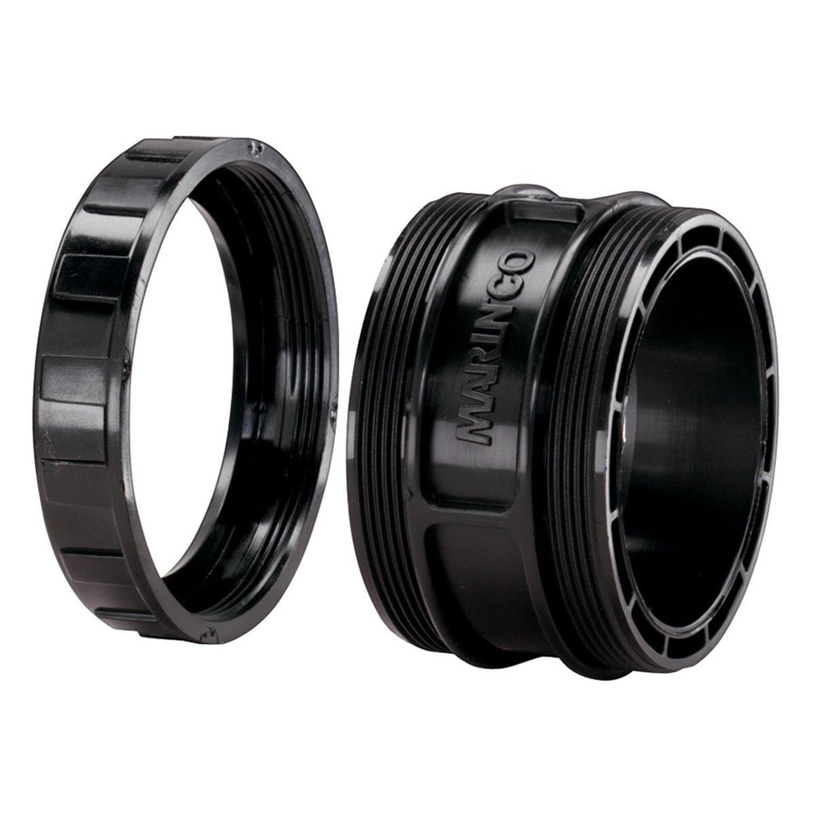 Marinco Sealing Collar 110R with Threaded Ring for 20 and 30 Amp Systems, Black, 30A Sealing Collar & Threaded Ring