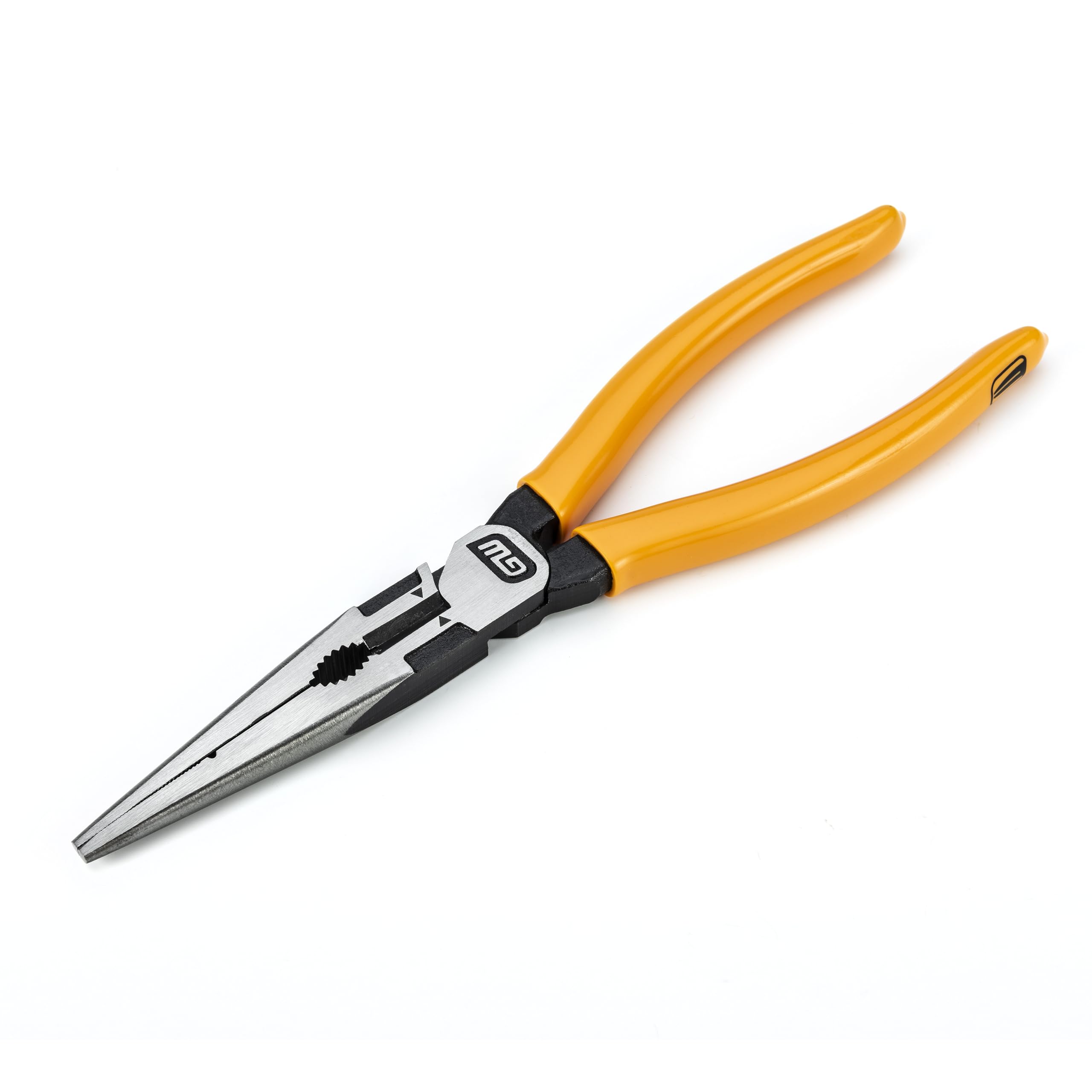 8 Inch GEARWRENCH Dipped Handle Long Nose Plier - 82177-06, Chrome