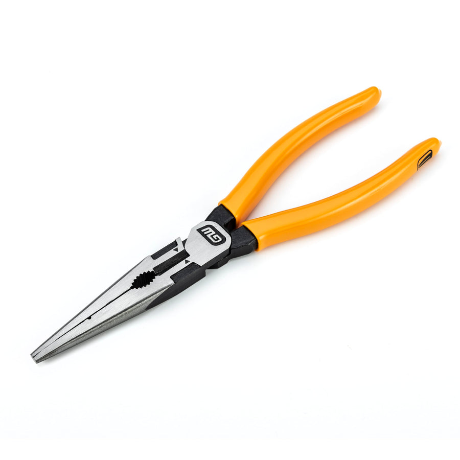 8 Inch GEARWRENCH Dipped Handle Long Nose Plier - 82177-06, Chrome