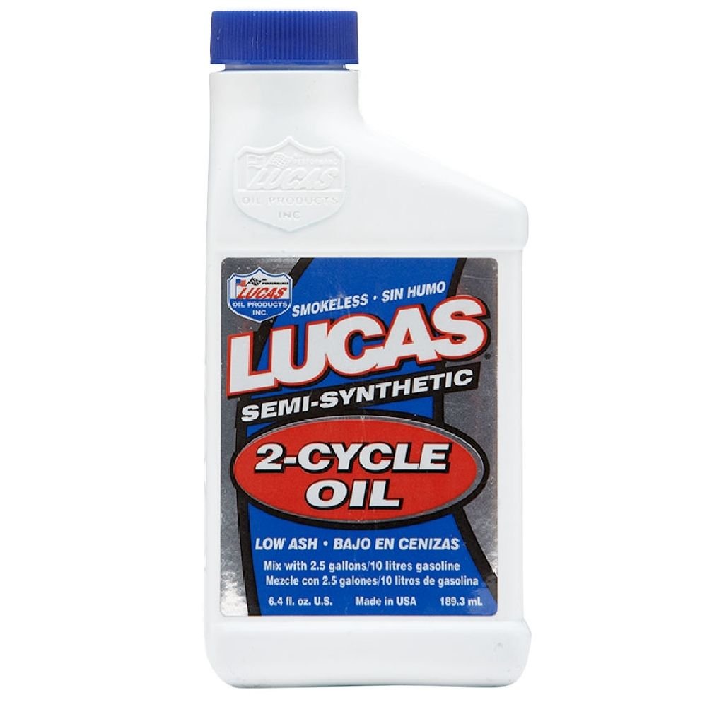 Semi-Synthetic Lucas Oil 10059 2-Cycle Motor Oil - 6.4 Ounce