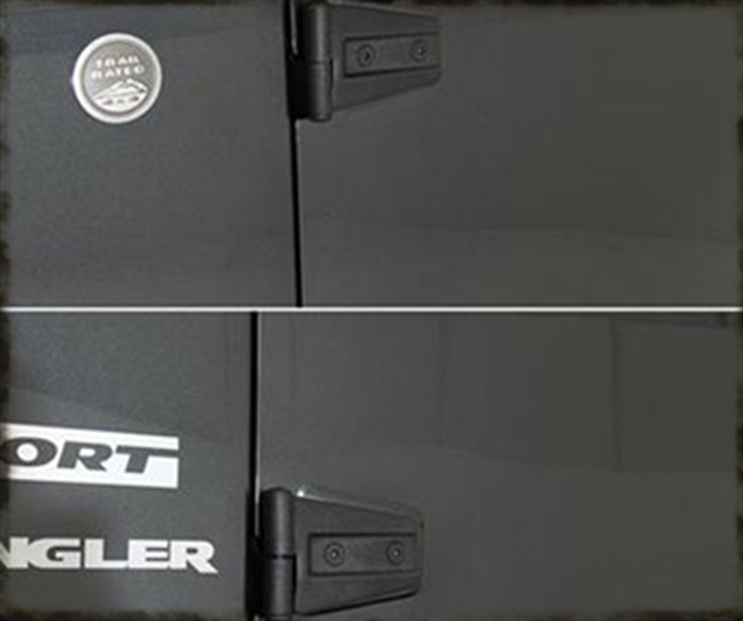 DOOR HINGE KIT SmittyBilt 4PC BLK - SB7687