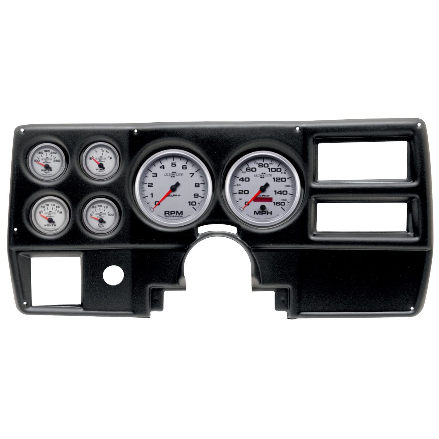 AutoMeter Dash Kit Direct Fit, (5" X2, 2 1/16" X4), Chevy/Gmc Truck Ac 84-87, Ultra-Lite Ii (2923-14)