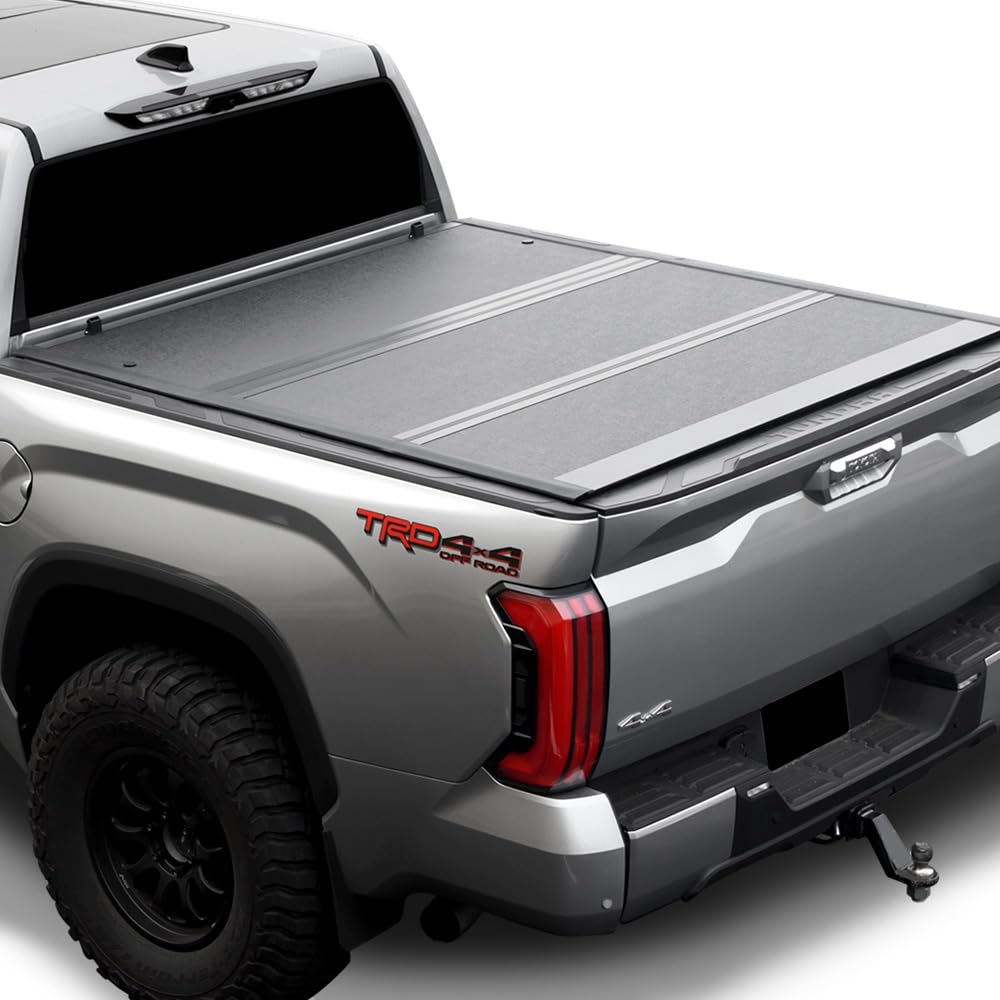 CoveRex TFX Series Armordillo USA Low Profile Hard Tri-Fold Truck Bed Tonneau Cover Fits 2016-2024 Nissan Titan 5.5 Ft (66") Short Bed
