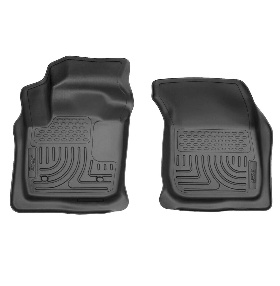 Husky Liners Floor Mats X-act Contour | Fits 2013-2016 Ford Fusion & Lincoln MKZ | Front Row, 2-pc Black - 55571
