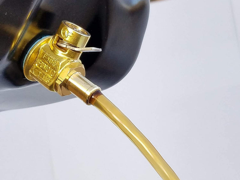 Fumoto FN-Series Drain Valve with Long Nipple and Lever Clip