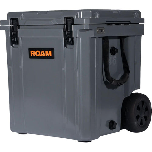 Rolling 46qt Rugged Cooler, Slate, One Size