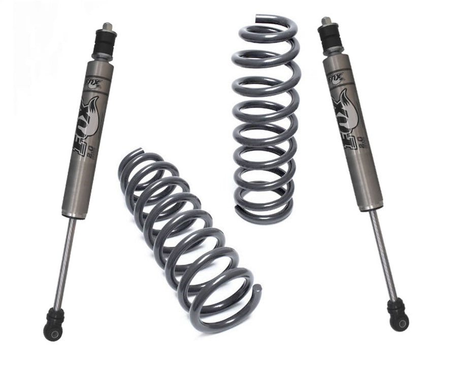Part# 872172F MaxTrac SUSPENSION'S is A Pair of 2.0" Front Lift COILS W/Fox 2.0 Performance Series Front Shocks Made from HOT Wound Steel & Powder Coated Grey
