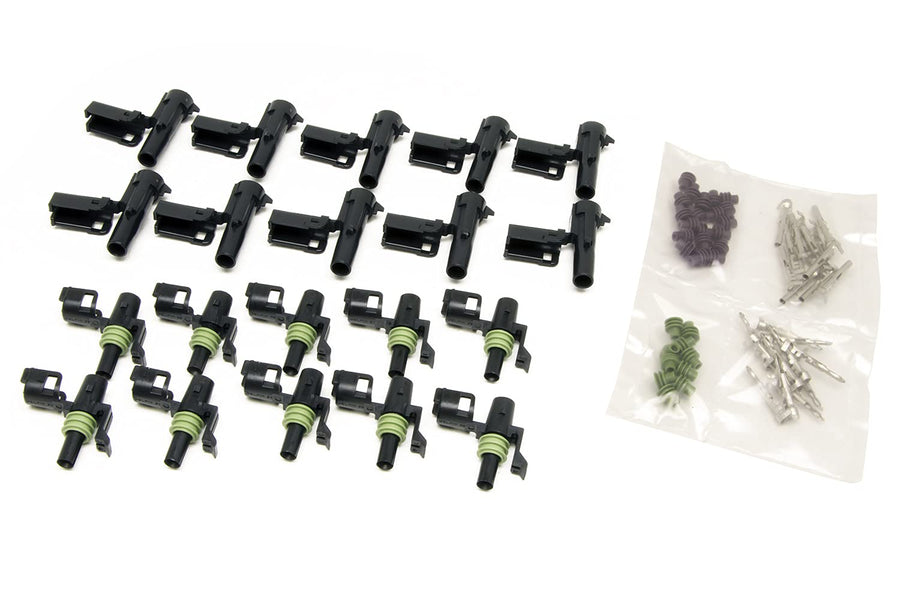 70460 Painless Performance Weatherpack Male & Female 1 Circuit Kit (10 ea.)