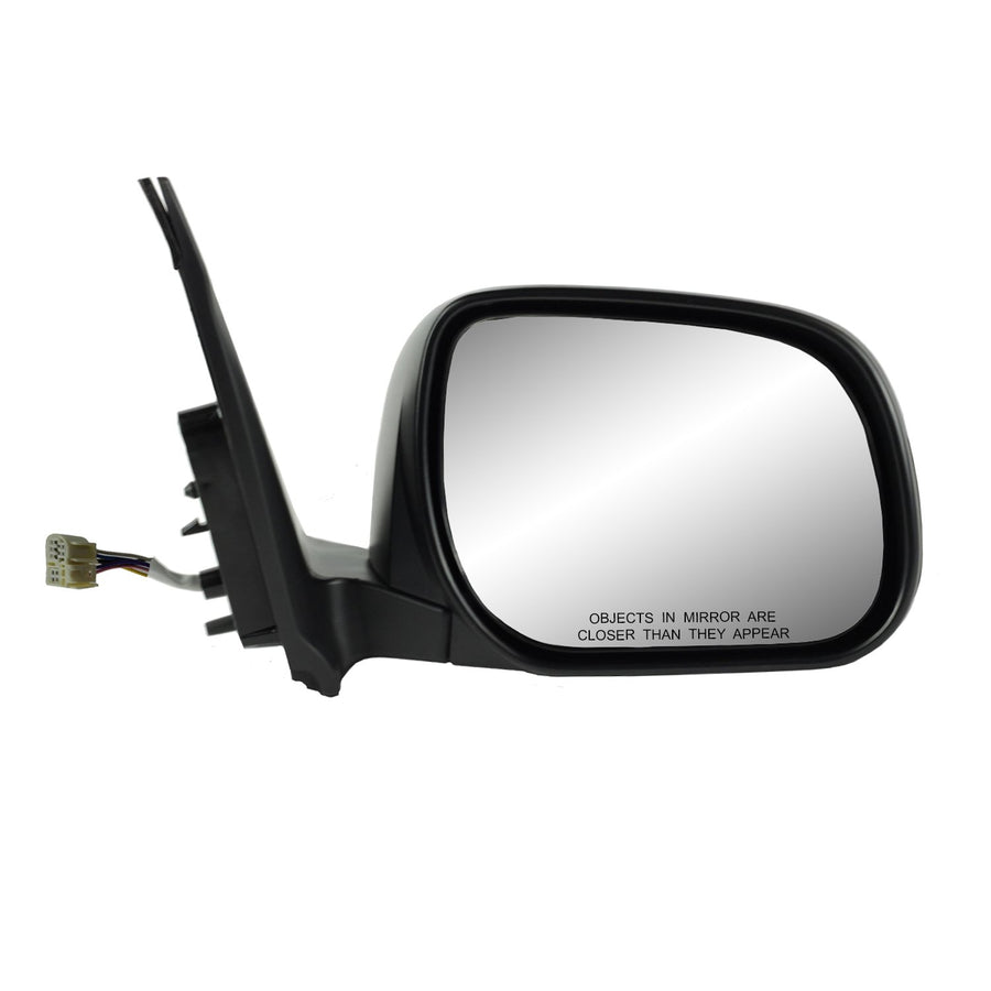 Mirror Passenger Side for Toyota RAV4, US Built, black, foldaway, Power Side