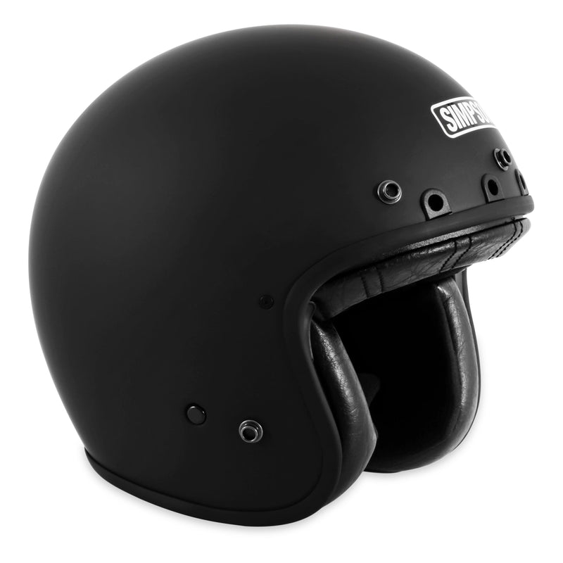 Motorcycle Simpson CHOP3XL Chopper Helmet - Adult X-Large - Flat Black