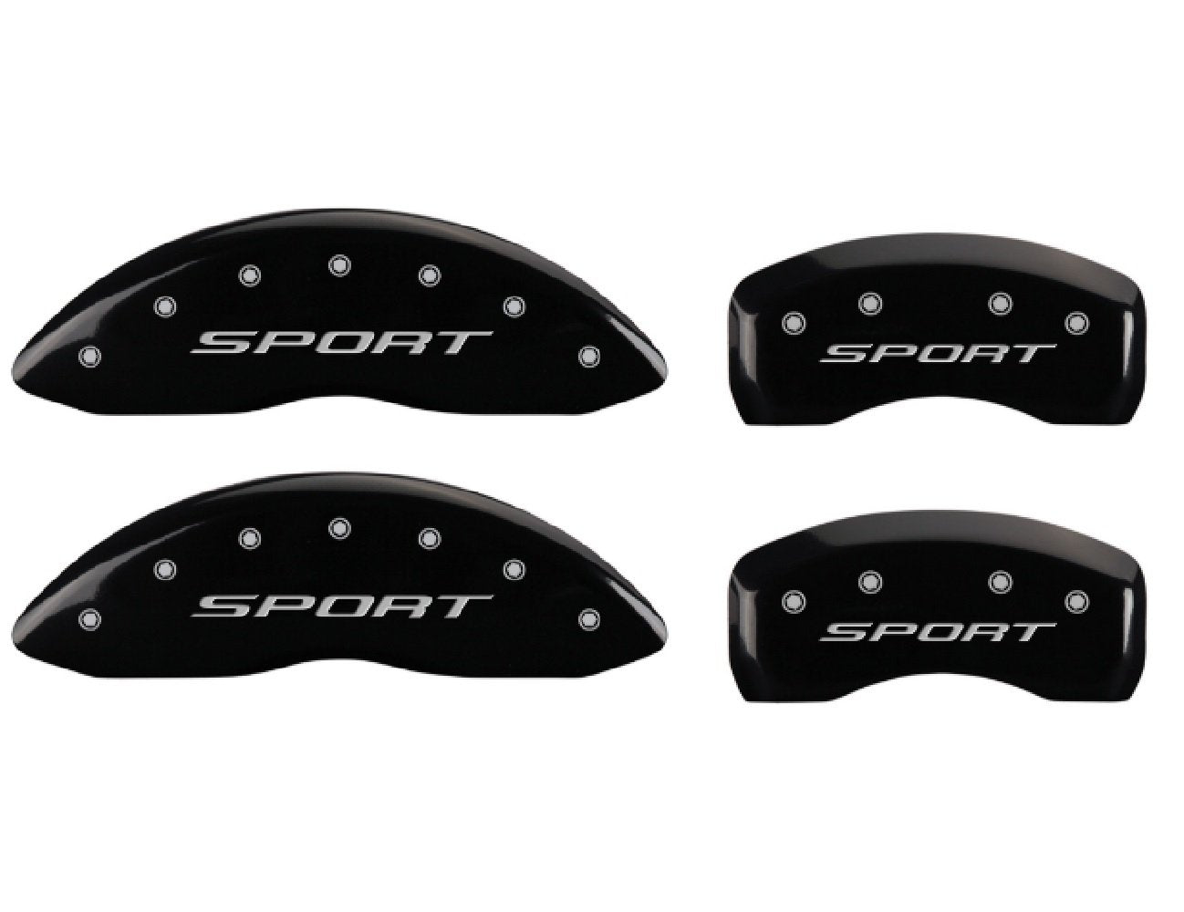 Caliper Covers MGP 10244SSPTBK Caliper Cover