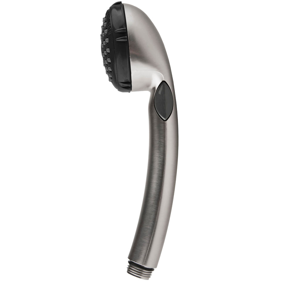 Dura Faucet RV Hand Held Shower Wand DF-SA400-SN, Water-Saving Trickle Switch (Brushed Satin Nickel)