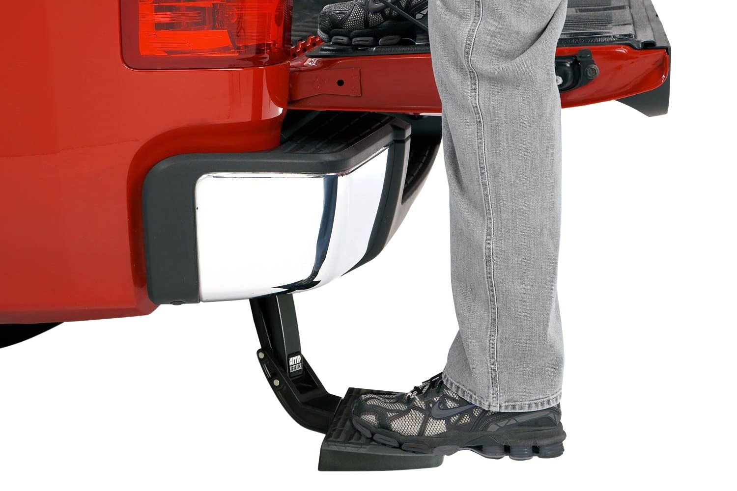 AMP Research BedStep 75306-01A Rear Bumper Access Black Not Compatible w/Dual Exhaust