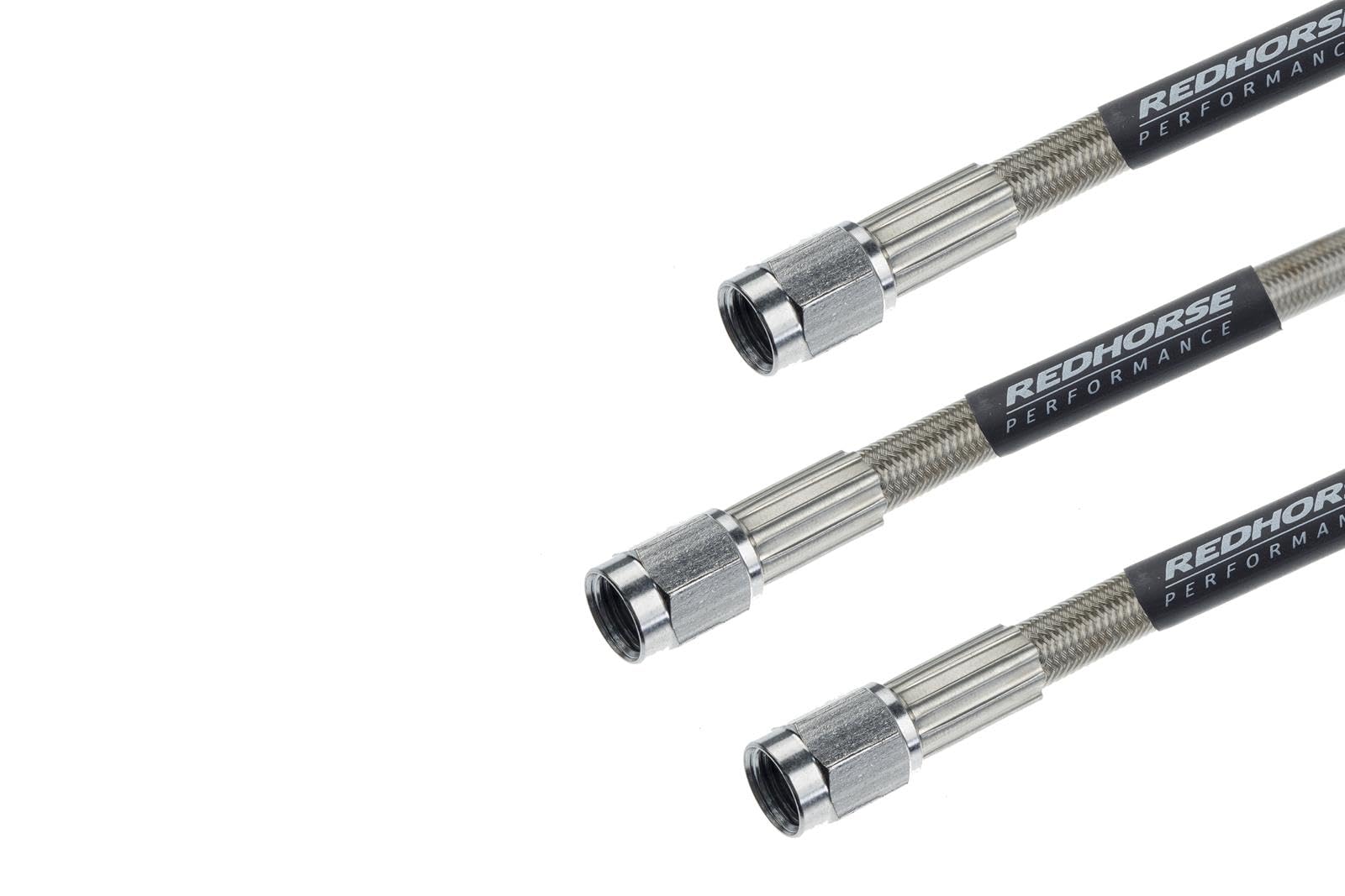 Performance Red Horse 3300-04-15 Straight -04 An Female To Straight -04 An Female 15" Pre-Assembled Brake Line