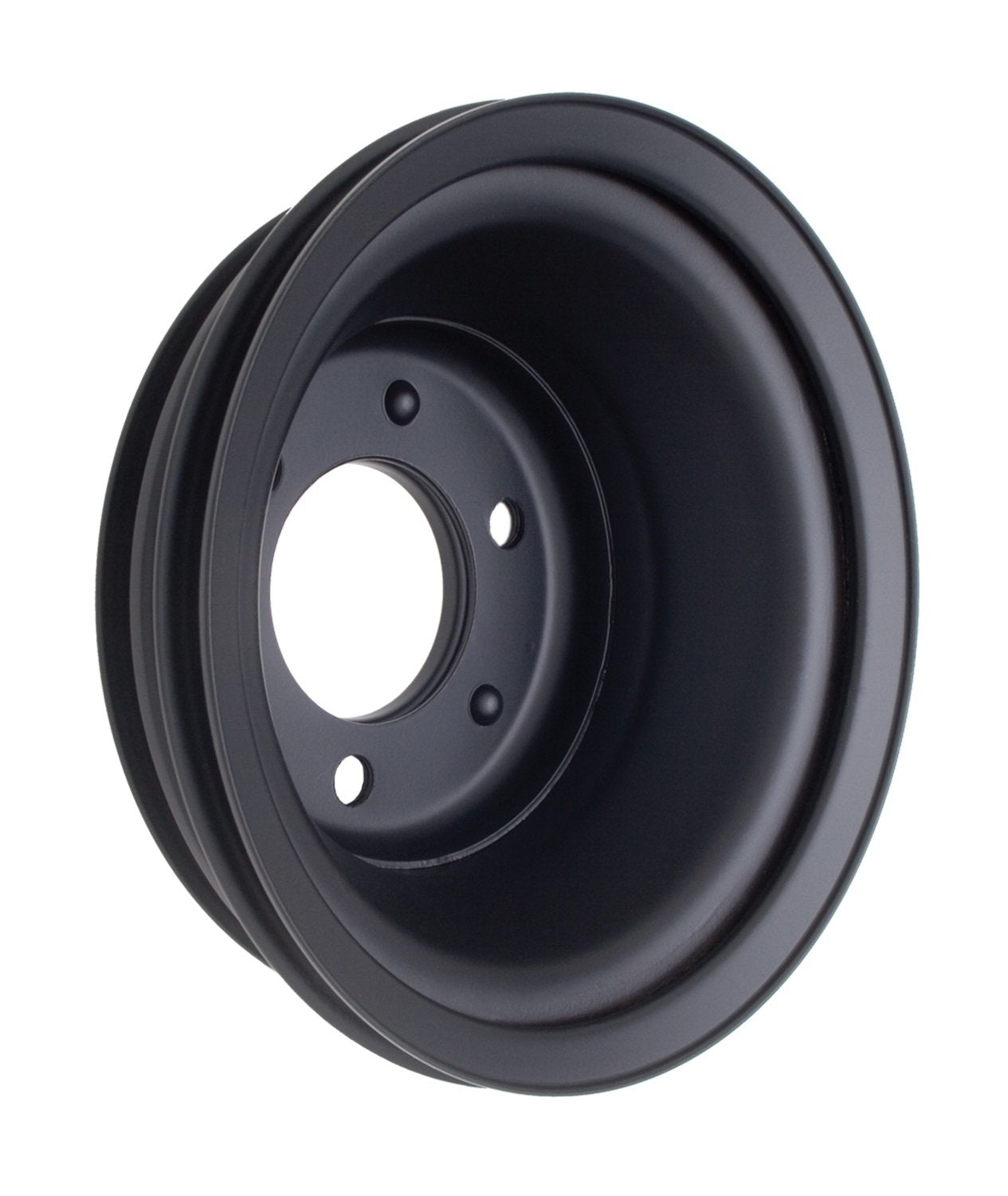 Trans-Dapt 8624 Crankshaft Pulley, Asphalt Black Performance Trans-Dapt