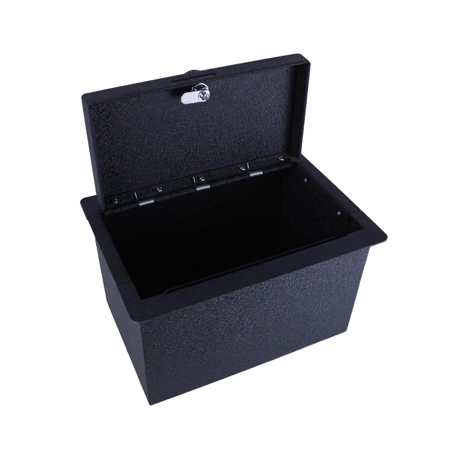 Black Horse Gun Box Organizer Center Console Safe with 4-Digit Combo Lock Compatible with 2019-2022 Sierra/Silverado 1500|2020-2023 Sierra/Silverado 2500 HD/3500 HD-ASGM01