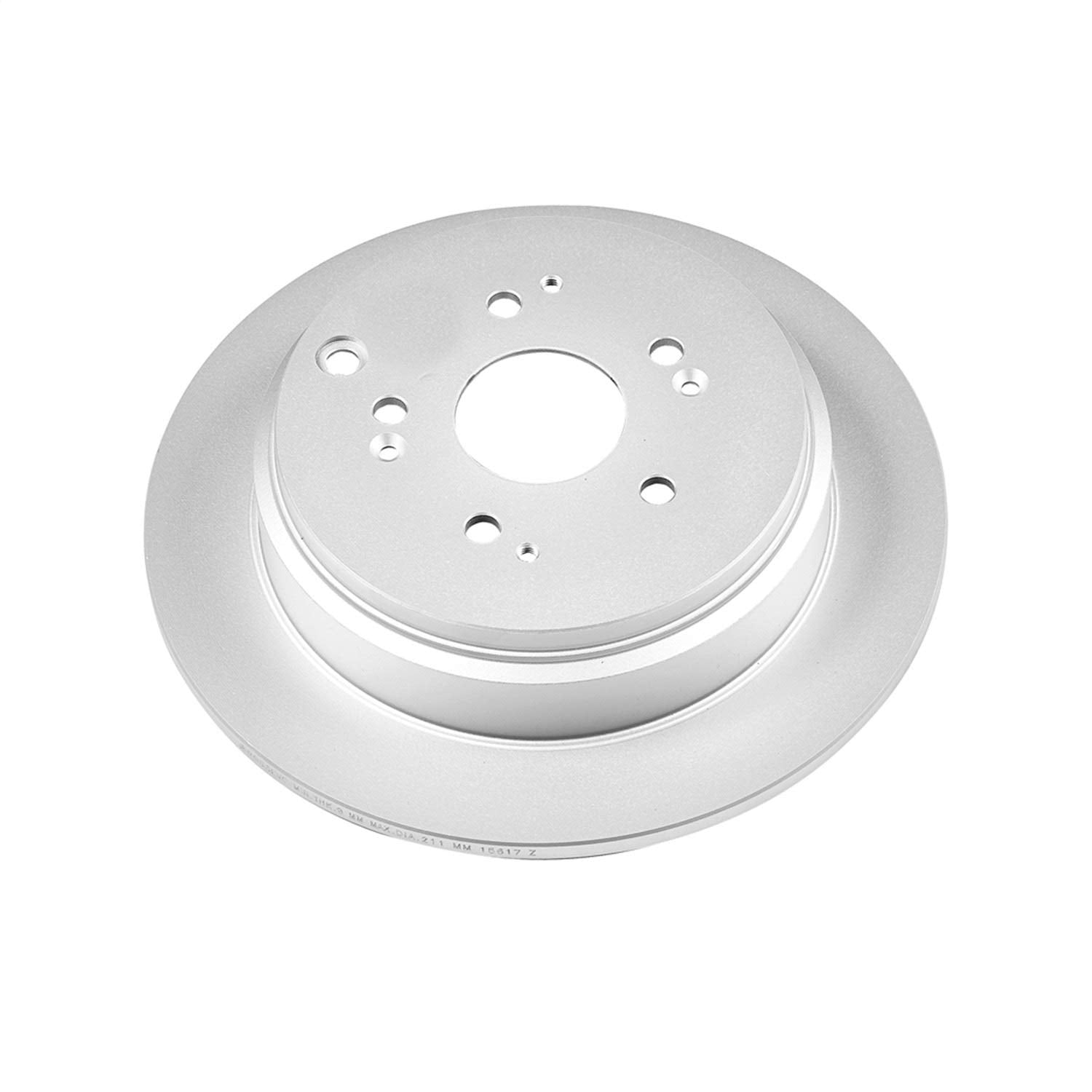 Power Stop JBR988EVC Evolution rear Genuine Geomet® Coated Brake Rotor For Honda Odyssey 2002-2004 [Model Specific]