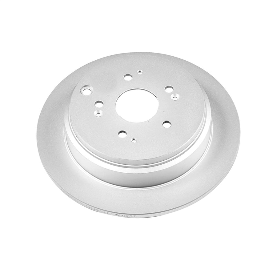 Power Stop JBR988EVC Evolution rear Genuine Geomet® Coated Brake Rotor For Honda Odyssey 2002-2004 [Model Specific]