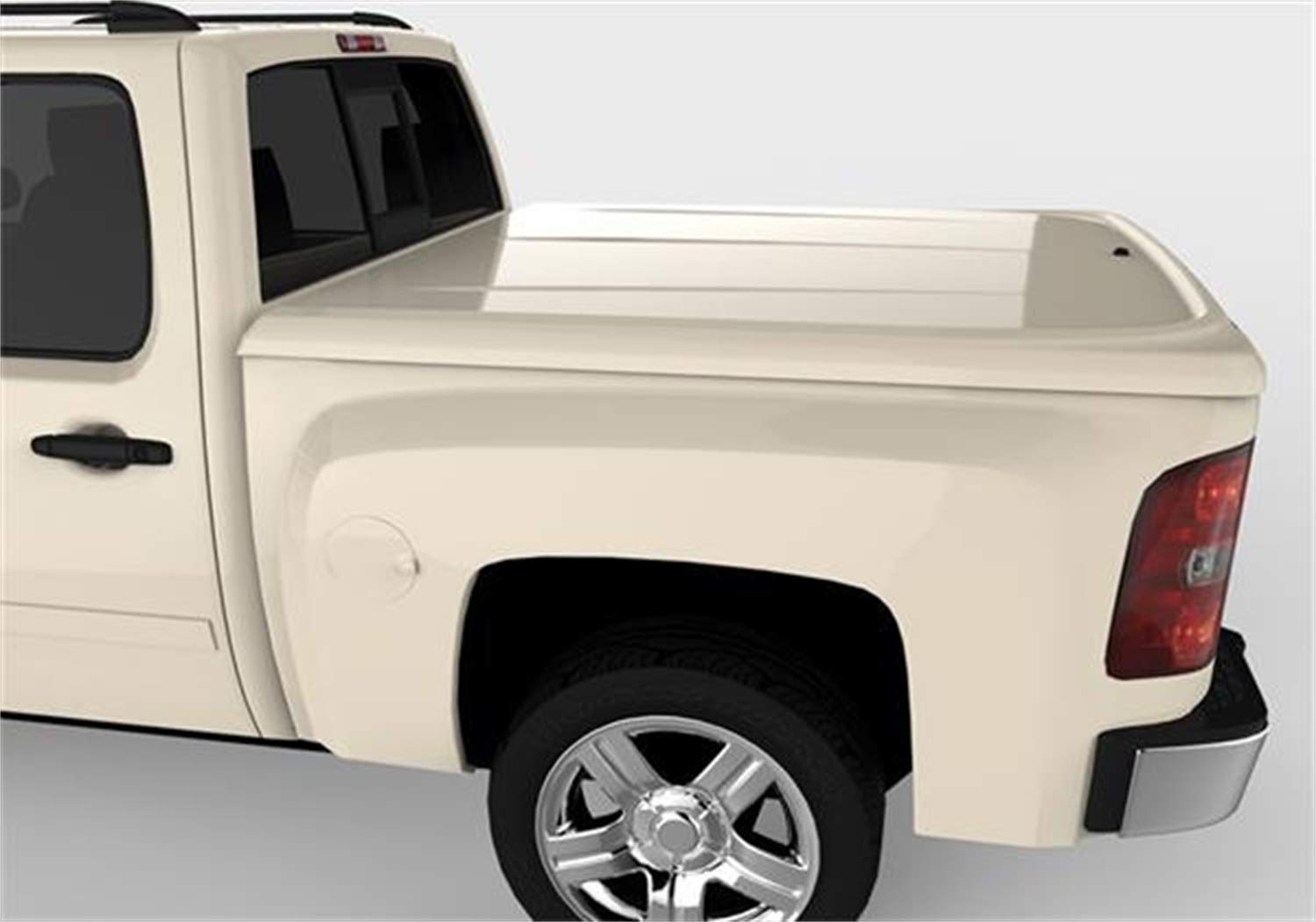 UnderCover RealTruck Lux One-Piece Truck Bed Tonneau Cover | UC1066L-98 | Fits 2009 - 2013 Chevy Silverado 1500 98(GBN)(WA800J) - White Diamond 5' 9" Bed (69.3")