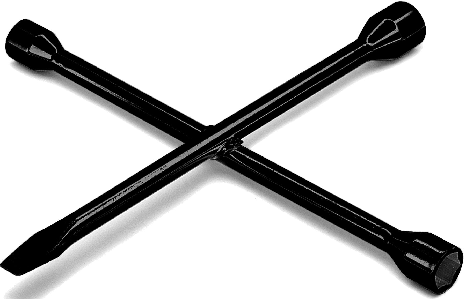 20-Inch Performance Tool W9A 4-Way SAE/Metric Cross Lug Wrench with Spade Tip