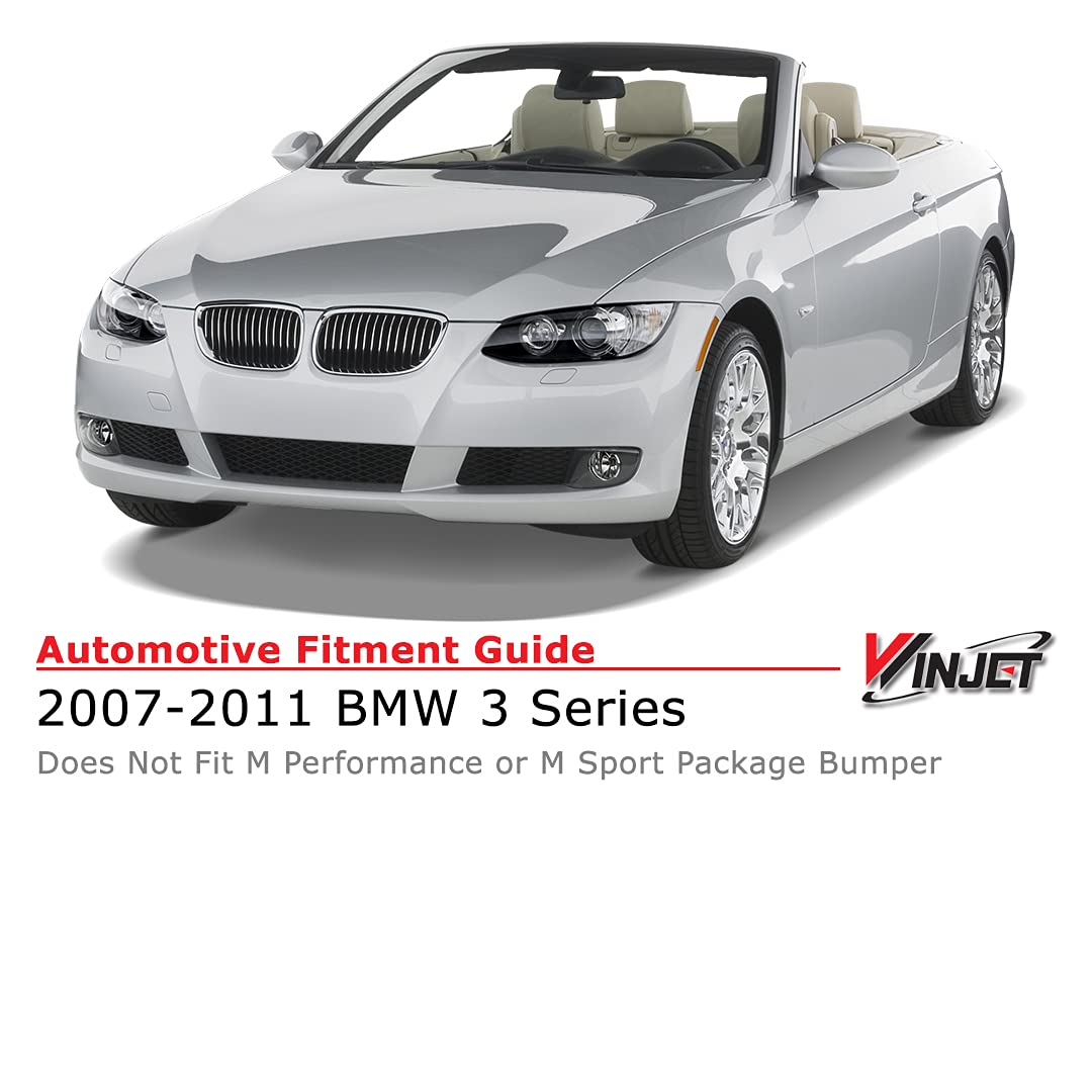 OEM Series Winjet for [2007 2008 2009 2010 2011 2012 2013 BMW 3 Series 328i 335i] Driving Fog Lights